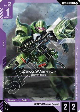 Image of Zaku Warrior (ST09-005) - Starter Deck 09 Destiny Ignition