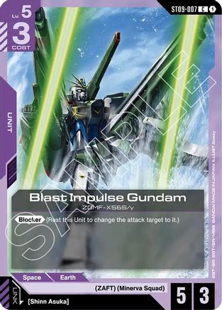 Image of Blast Impulse Gundam (ST09-007) - Starter Deck 09 Destiny Ignition