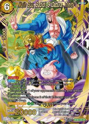 Image of Majin Buu, Babidi, & Dabura, Trinity (BT30-145) - Three Glorious Fighters Foil