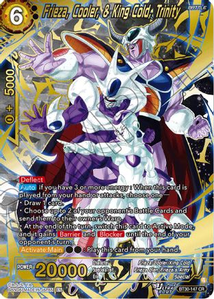 Image of Frieza, Cooler, & King Cold, Trinity (BT30-147) - Three Glorious Fighters Foil