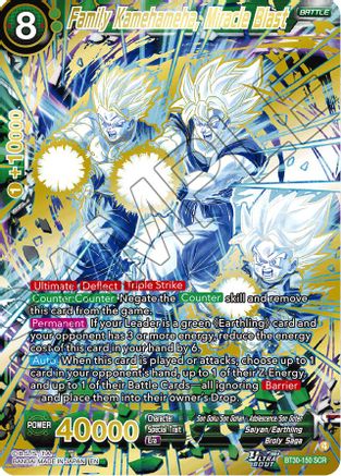 Image of Family Kamehameha, Miracle Blast (SCR) (BT30-150) - Three Glorious Fighters Foil