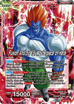 Image of Android 13 // Fusion Android 13, Masterpiece of Hate (P-715) - Promotion Cards Foil