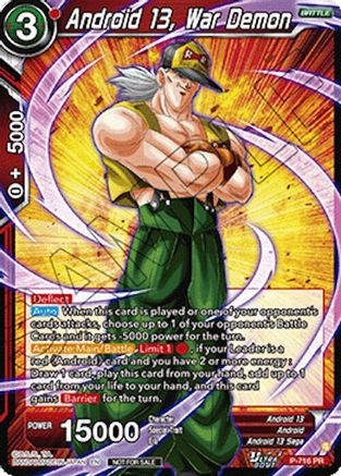 Image of Android 13, War Demon (P-716) - Promotion Cards Foil