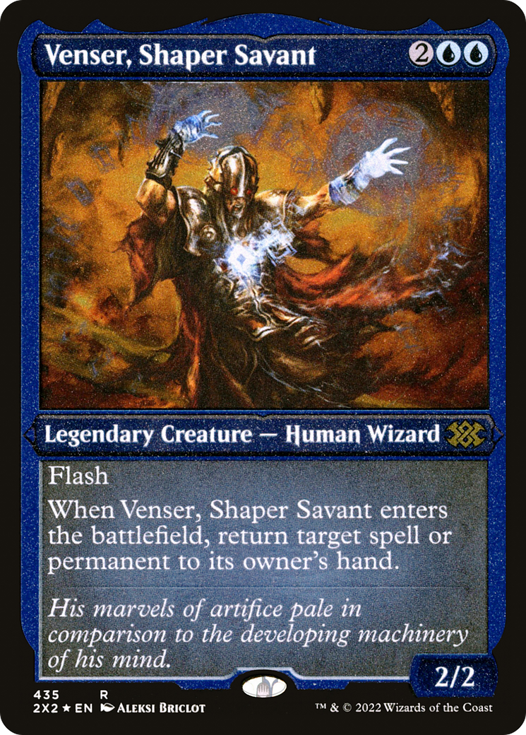 Image of Venser, Shaper Savant (2X2-435) - Double Masters 2022 Foil
