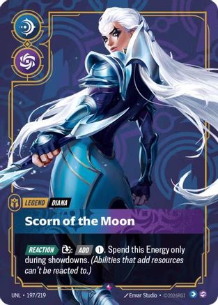 Image of Diana - Scorn of the Moon (197/219) - Unleashed Foil
