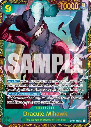 Image of Dracule Mihawk - (CS 26-27 Regionals Season 1) (OP14-119) - One Piece Promotion Cards Foil