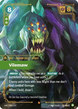 Image of Vilemaw (060/219) - Unleashed Foil