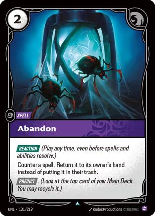 Image of Abandon (131/219) - Unleashed