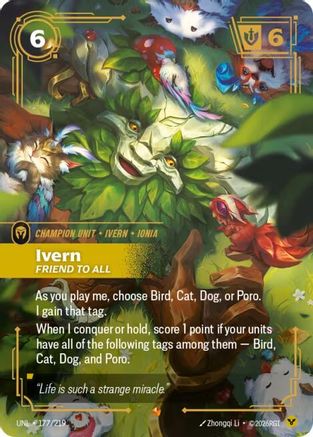 Image of Ivern - Friend to All (177/219) - Unleashed Foil