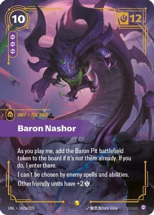 Image of Baron Nashor (Alternate Art) (147a/219) - Unleashed Foil