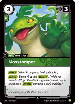 Image of Mosstomper (047/219) - Unleashed Foil