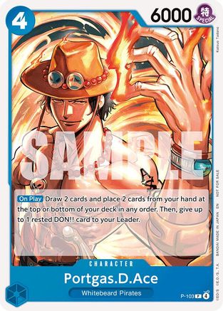 Image of Portgas.D.Ace (Tournament Pack 2026 Vol. 2) (P-103) - One Piece Promotion Cards