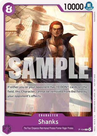 Image of Shanks (Tournament Pack 2026 Vol. 2) (P-104) - One Piece Promotion Cards