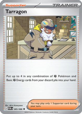 Image of Tarragon 085/088  - Reverse Holofoil ME03 Perfect Order - Uncommon