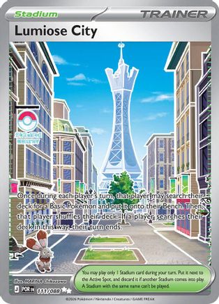 Image of Lumiose City 111/088  - Holofoil ME03 Perfect Order - Ultra Rare