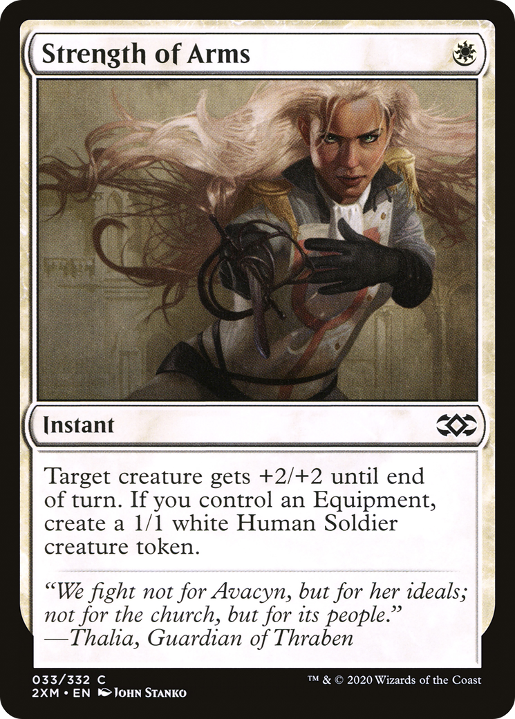 Image of Strength of Arms (2XM-033) - Double Masters Foil