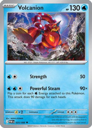 Image of Volcanion 025  - Reverse Holofoil ME03 Perfect Order - Uncommon