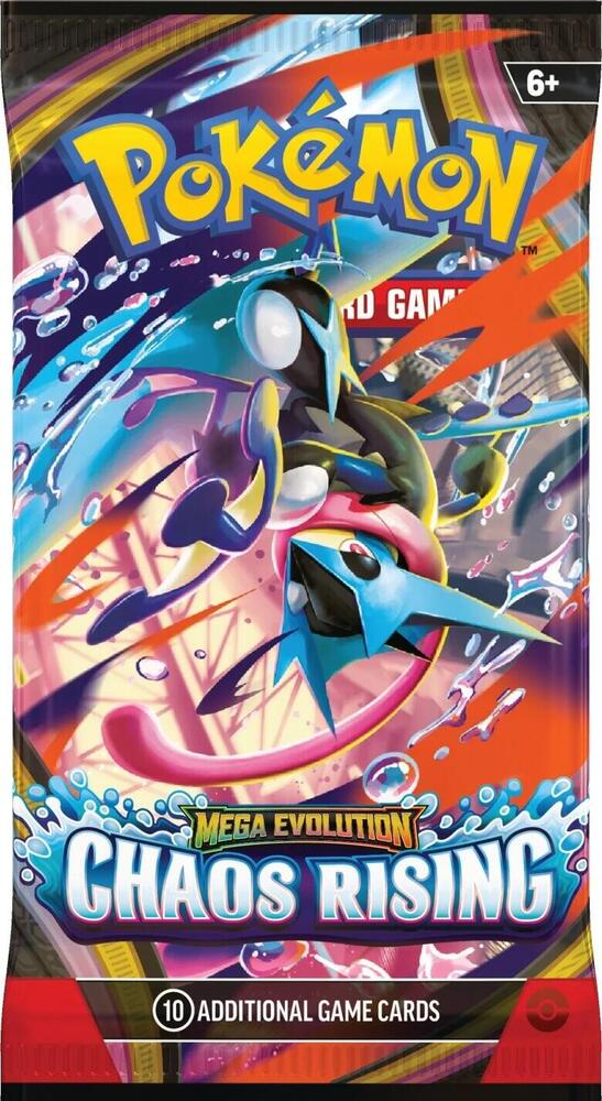 Image of POKEMON TCG: MEGA EVOLUTION CHAOS RISING (ME04) BOOSTER PACK