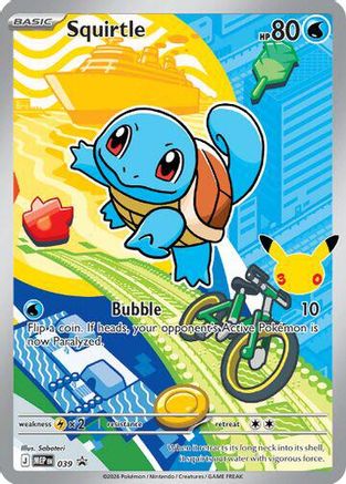 Image of Squirtle 039  - Holofoil ME Mega Evolution Promo - Promo