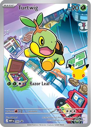 Image of Turtwig 040  - Holofoil ME Mega Evolution Promo - Promo