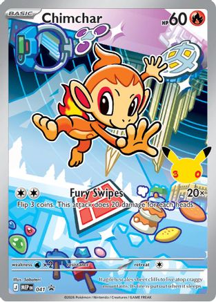 Image of Chimchar 041  - Holofoil ME Mega Evolution Promo - Promo
