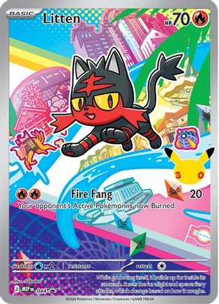 Image of Litten 044  - Holofoil ME Mega Evolution Promo - Promo