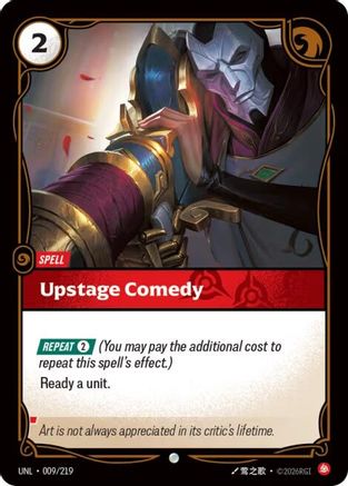 Image of Upstage Comedy (009/219) - Unleashed