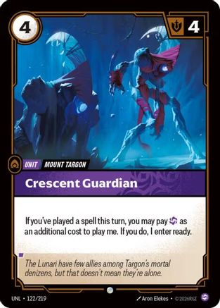 Image of Crescent Guardian (122/219) - Unleashed