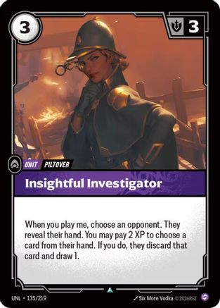 Image of Insightful Investigator (135/219) - Unleashed