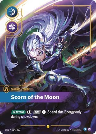 Image of Diana - Scorn of the Moon (Overnumbered) (234/219) - Unleashed Foil