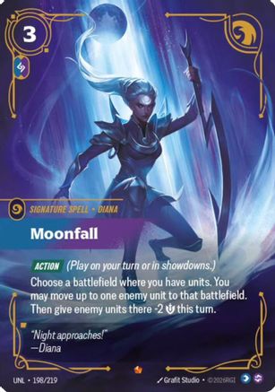 Image of Moonfall (189/219) - Unleashed Foil