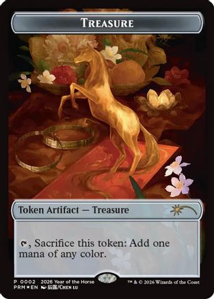 Image of Treasure Token (Year of the Horse 2026) (SSP-002) - Standard Showdown Promos Foil