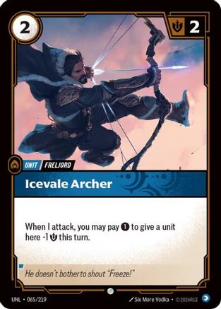 Image of Icevale Archer (065/219) - Unleashed