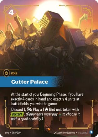 Image of Gutter Palace (088/219) - Unleashed Foil