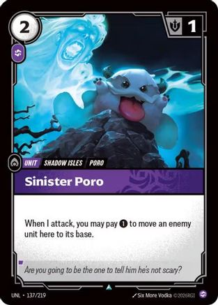 Image of Sinister Poro (137/219) - Unleashed
