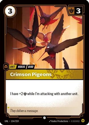 Image of Crimson Pigeons (154/219) - Unleashed