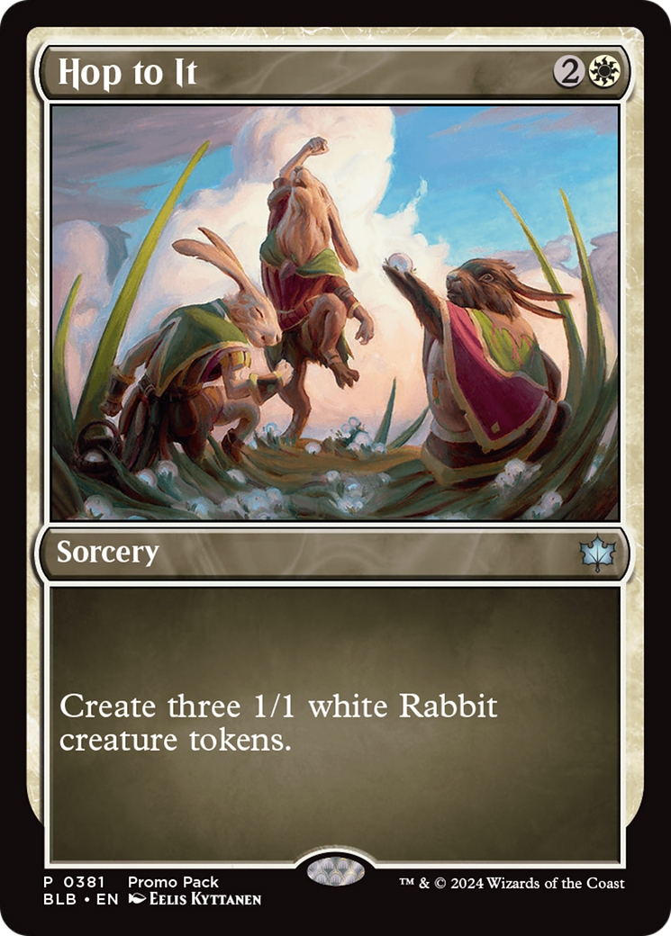 Image of Hop to It (PPBLB-381) - Bloomburrow Foil