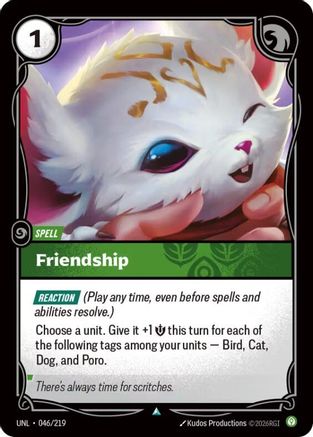 Image of Friendship (046/219) - Unleashed Foil