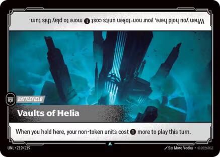 Image of Vaults of Helia (219/219) - Unleashed Foil
