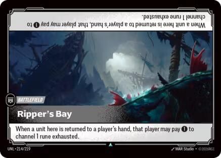 Image of Ripper's Bay (214/219) - Unleashed Foil