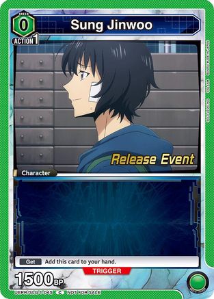 Image of Sung Jinwoo (045) (UE17BT/SLG-1-045) - UE17BT SOLO LEVELING Release Event Cards
