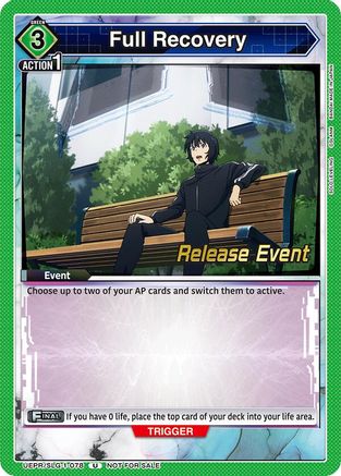 Image of Full Recovery (UE17BT/SLG-1-078) - UE17BT SOLO LEVELING Release Event Cards
