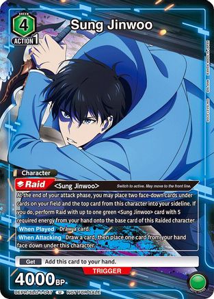 Image of Sung Jinwoo (047) (Release Event Participation) (UE17BT/SLG-1-047) - UE17BT SOLO LEVELING Release Event Cards
