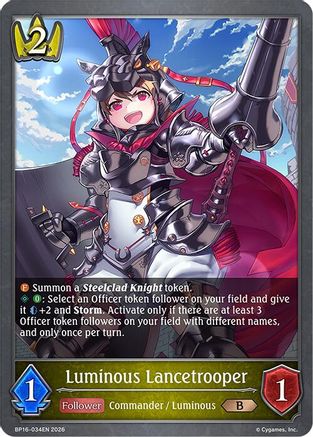 Image of Luminous Lancetrooper (BP16-034EN) - BP16 New World Genesis