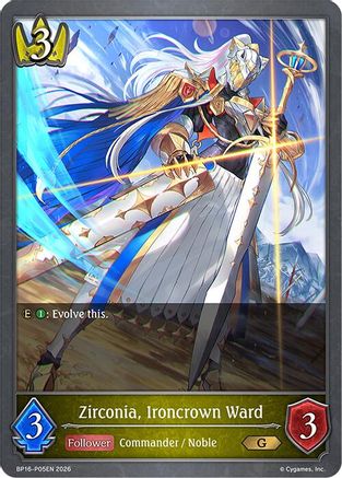 Image of Zirconia, Ironcrown Ward - P04 (Foil) (BP16-P05EN) - BP16 New World Genesis