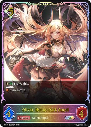 Image of Olivia, Heroic Dark Angel (SL) (BP16-SL27EN) - BP16 New World Genesis