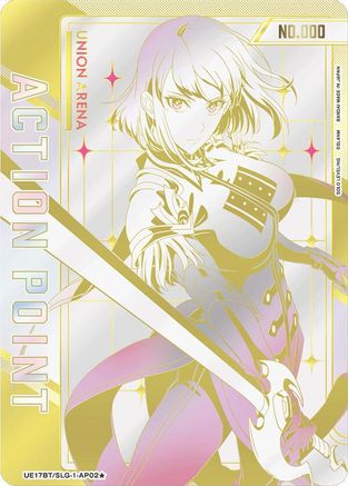 Image of Action Point Card (AP02*) (Serial Numbered) (UE17BT/SLG-1-AP02*) - UE17BT SOLO LEVELING Foil