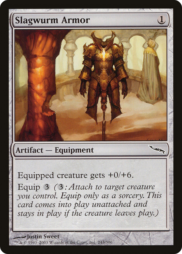 Image of Slagwurm Armor (MRD-243) - Mirrodin