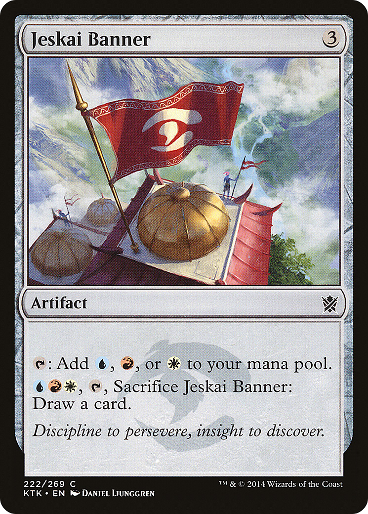 Image of Jeskai Banner (KTK-222) - Khans of Tarkir Foil