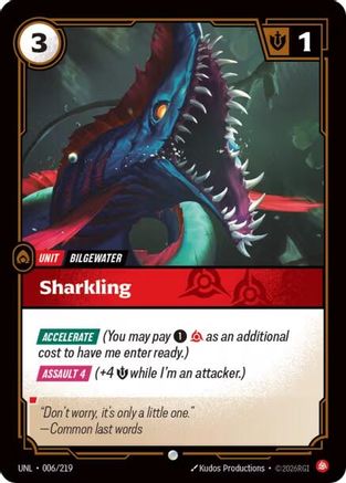 Image of Sharkling (006/219) - Unleashed